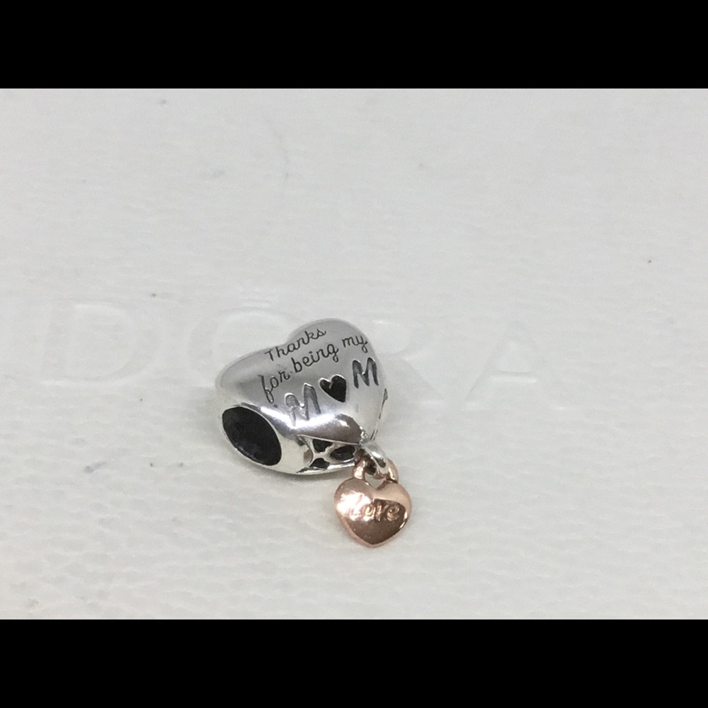 Pandora “Thanks 4 Being My Mom” Charm